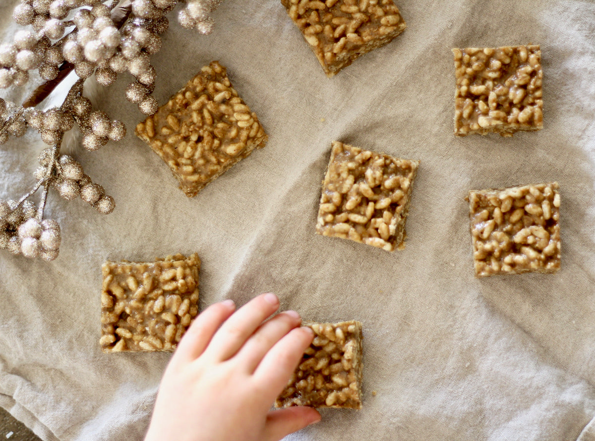 Spiced Crispy Squares – Wildflower Superfoods